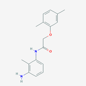 B1318113 N-(3-Amino-2-methylphenyl)-2-(2,5-dimethylphenoxy)acetamide CAS No. 954586-71-1
