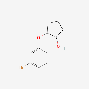 2-(3-Bromophenoxy)cyclopentan-1-ol