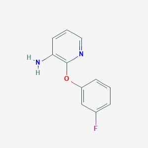 molecular formula C11H9FN2O B1318124 2-(3-氟苯氧基)吡啶-3-胺 CAS No. 954584-05-5