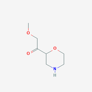 2-Methoxy-1-(morpholin-2-yl)ethan-1-one