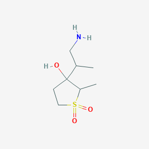 3-(1-Aminopropan-2-yl)-3-hydroxy-2-methyltetrahydrothiophene 1,1-dioxide