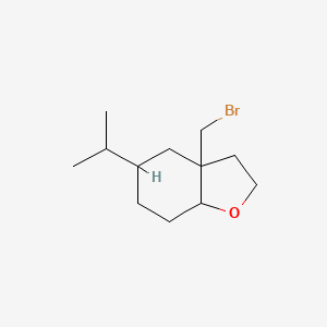 3A-(bromomethyl)-5-(propan-2-yl)-octahydro-1-benzofuran