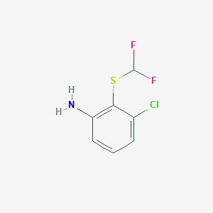 3-Chloro-2-[(difluoromethyl)sulfanyl]aniline