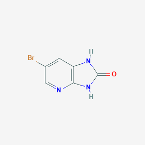 molecular formula C6H4BrN3O B131814 6-溴-1H-咪唑并[4,5-b]吡啶-2(3H)-酮 CAS No. 148038-83-9