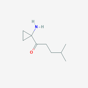 1-(1-Aminocyclopropyl)-4-methylpentan-1-one