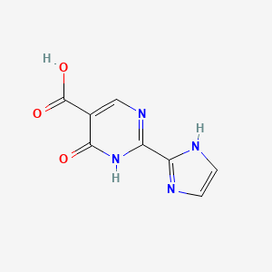 2-(1H-imidazol-2-yl)-6-oxo-1,6-dihydropyrimidine-5-carboxylic acid