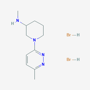 N-methyl-1-(6-methylpyridazin-3-yl)piperidin-3-amine dihydrobromide