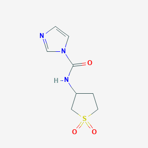 N-(1,1-Dioxo-1lambda6-thiolan-3-yl)-1H-imidazole-1-carboxamide