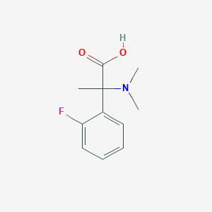 2-(Dimethylamino)-2-(2-fluorophenyl)propanoic acid