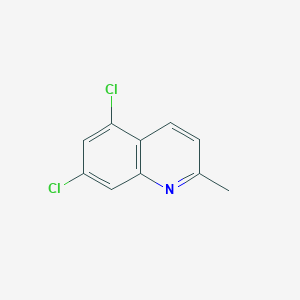 molecular formula C10H7Cl2N B1318215 5,7-Dichloro-2-methylquinoline CAS No. 26933-09-5