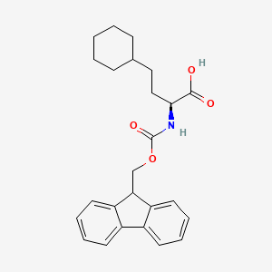 molecular formula C25H29NO4 B1318218 Fmoc-L-Homocyclohexylalanine CAS No. 269078-73-1