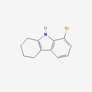 molecular formula C12H12BrN B13182477 8-bromo-2,3,4,9-tetrahydro-1H-carbazole 