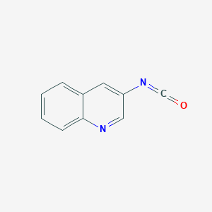 molecular formula C10H6N2O B13182565 3-Isocyanatoquinoline CAS No. 1250977-34-4