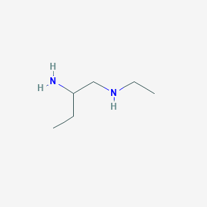 molecular formula C6H16N2 B13182719 (2-Aminobutyl)(ethyl)amine 