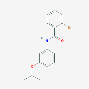2-Bromo-N-(3-propan-2-yloxyphenyl)benzamide