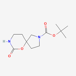 tert-Butyl 7-oxo-6-oxa-2,8-diazaspiro[4.5]decane-2-carboxylate