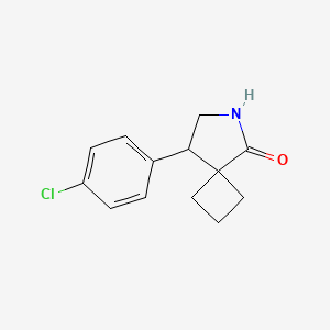 8-(4-Chlorophenyl)-6-azaspiro[3.4]octan-5-one