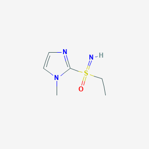 Ethyl(imino)(1-methyl-1H-imidazol-2-yl)-lambda6-sulfanone