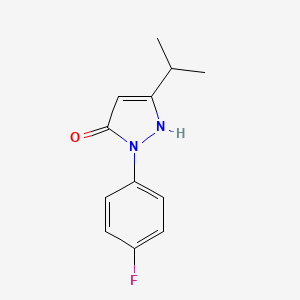 1-(4-fluorophenyl)-3-isopropyl-1H-pyrazol-5-ol