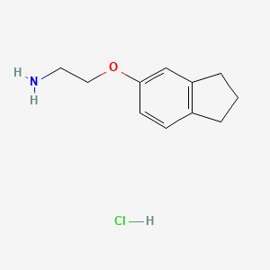 5-(2-aminoethoxy)-2,3-dihydro-1H-indene hydrochloride