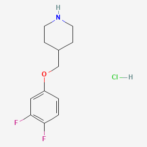 4-[(3,4-Difluorophenoxy)methyl]piperidine hydrochloride