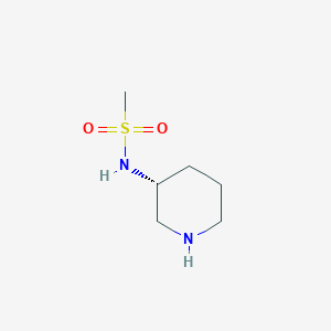 N-[(3R)-piperidin-3-yl]methanesulfonamide