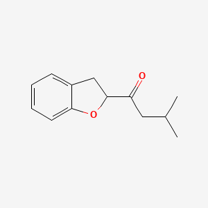 1-(2,3-Dihydro-1-benzofuran-2-YL)-3-methylbutan-1-one