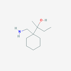 2-[1-(Aminomethyl)cyclohexyl]butan-2-ol