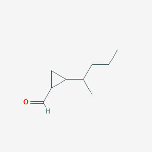 2-(Pentan-2-yl)cyclopropane-1-carbaldehyde