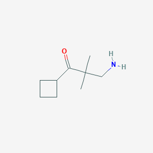 3-Amino-1-cyclobutyl-2,2-dimethylpropan-1-one