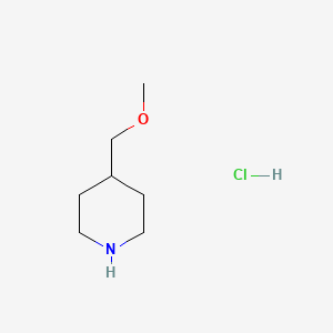 molecular formula C7H16ClNO B1318340 4-(Methoxymethyl)piperidine Hydrochloride CAS No. 916317-00-5