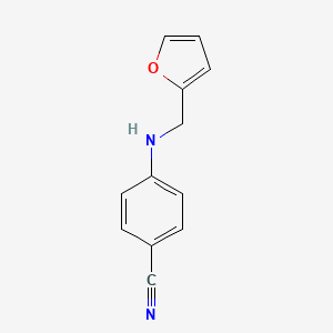 4-((Furan-2-ylmethyl)amino)benzonitrile