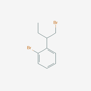 molecular formula C10H12Br2 B13183467 1-Bromo-2-(1-bromobutan-2-yl)benzene 