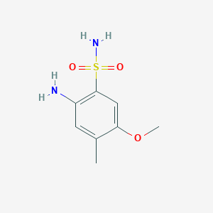 2-Amino-5-methoxy-4-methylbenzene-1-sulfonamide