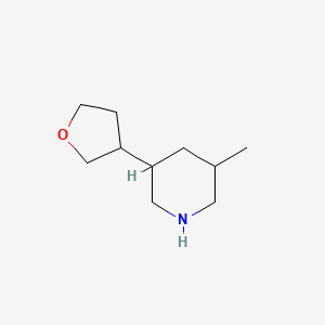 3-Methyl-5-(oxolan-3-yl)piperidine