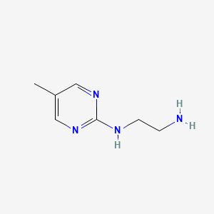 molecular formula C7H12N4 B13183529 N-(2-Aminoethyl)-5-methylpyrimidin-2-amine 