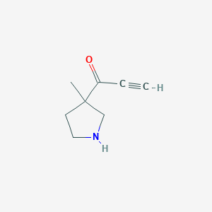 1-(3-Methylpyrrolidin-3-yl)prop-2-yn-1-one