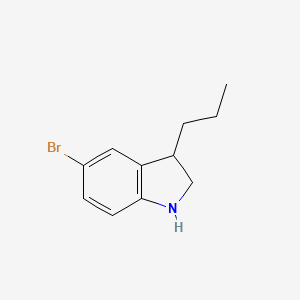 5-bromo-3-propyl-2,3-dihydro-1H-indole