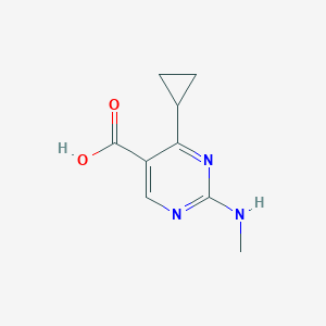 4-Cyclopropyl-2-(methylamino)pyrimidine-5-carboxylic acid