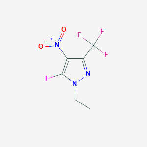 1-Ethyl-5-iodo-4-nitro-3-(trifluoromethyl)-1H-pyrazole