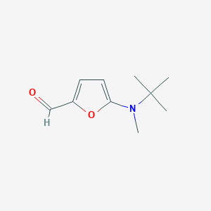 5-[tert-Butyl(methyl)amino]furan-2-carbaldehyde