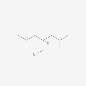 molecular formula C9H19Cl B13183747 4-(Chloromethyl)-2-methylheptane 