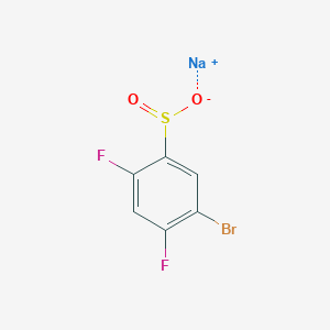 Sodium 5-bromo-2,4-difluorobenzene-1-sulfinate