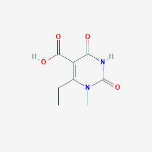 6-Ethyl-1-methyl-2,4-dioxo-1,2,3,4-tetrahydropyrimidine-5-carboxylic acid