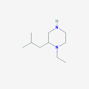 1-Ethyl-2-(2-methylpropyl)piperazine