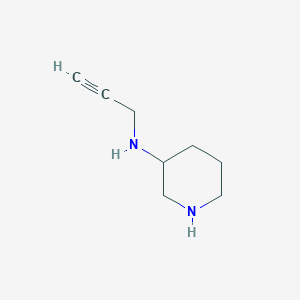 molecular formula C8H14N2 B13183924 N-(prop-2-yn-1-yl)piperidin-3-amine 