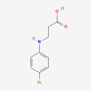 molecular formula C9H10BrNO2 B1318393 3-((4-Bromophenyl)amino)propanoic acid CAS No. 90561-83-4