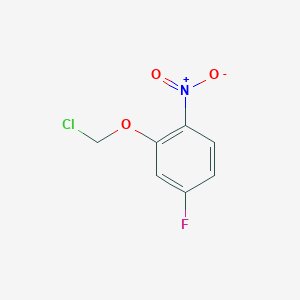 2-(Chloromethoxy)-4-fluoro-1-nitrobenzene