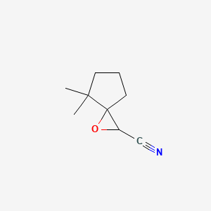 4,4-Dimethyl-1-oxaspiro[2.4]heptane-2-carbonitrile