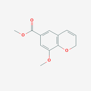 molecular formula C12H12O4 B13183961 methyl 8-methoxy-2H-chromene-6-carboxylate 